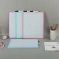 thumbnail image 2 of OIUR Small Dry Erase Whiteboard 14" x 11" Mini White Board with Marker Double-sided Handheld Dry Erase Board for Home Office Classroom, 2 of 7