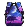 thumbnail image 4 of Fotbe Dreamy Colorful Starry Sky Pattern Casual Backpack for School, Travel, and Outdoor Activities - Durable, Lightweight, and Comfortable, 4 of 5