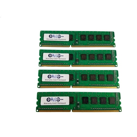 CMS 32GB (4X8GB) DDR3 12800 1600MHz NON ECC DIMM Memory Ram Compatible...