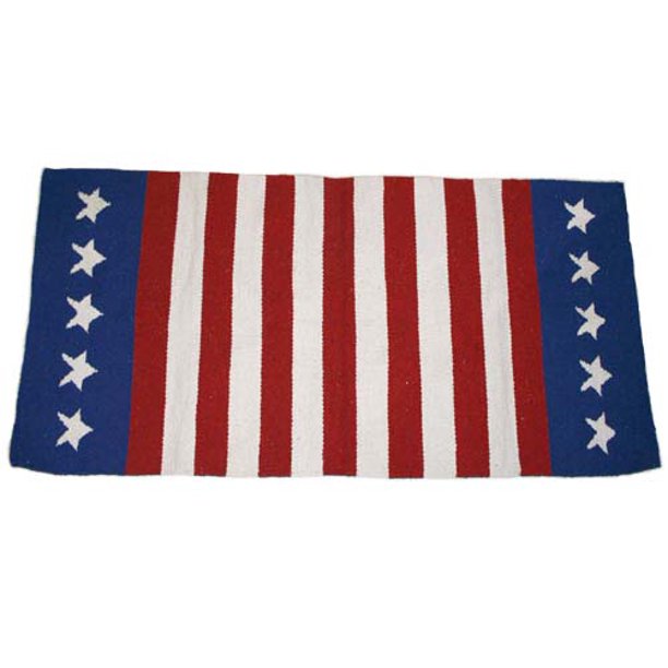 American Flag Acrylic Saddle Blanket 64" X 32" Super Sale - Walmart.com