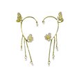 thumbnail image 1 of Guardurnaity Pendientes con borlas de mariposa de amplia aplicación para varios conjuntos Pendientes estilo borla de mariposa Ropa, zapatos y accesorios Miscelánea oro, 1 of 6