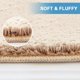 thumbnail image 4 of Alfombrilla de baño, alfombrilla de baño 50X80cm alfombrilla de baño beige alfombrilla de baño antideslizante, textil suave y esponjoso, material TPR lavable en la parte inferior, alfombri esquí esquí Gafas de esquí, 4 of 5