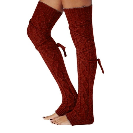 

christmas socks for women 1 Pairs Girls Ladies Women Thigh High OVER the KNEE Socks Long Cotton Stockings Warm