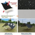 thumbnail image 5 of 10X13ft Lightweight Camping Tarp with Poles Waterproof Tarp Tent Rain Fly Black, 5 of 6