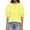 Yellow, variant on Summer Peplum Babydoll Puff Short Sleeve Blouse Womens Tie Front Tops