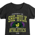 thumbnail image 3 of Marvel She Hulk - Athletics - Youth And Toddler Girls Fitted Short Sleeve Graphic T-Shirt, 3 of 5