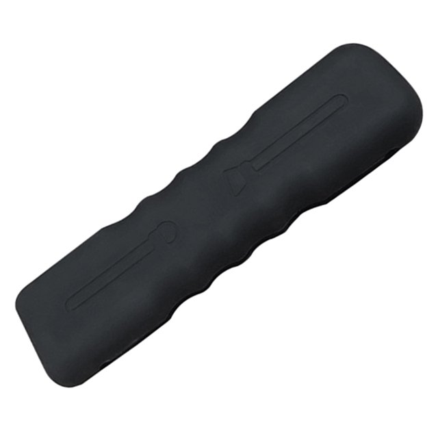 Soporte para brochas de maquillaje de silicona, estuche organizador de maquillaje de viaje con diseño antipinceles que se caen, neceser de viaje negro