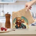 thumbnail image 6 of Bears Motorcycle Napkin Holder for Table Clear Napkin Stand Paper Holder Acrylic Organizer Dispenser Napkins for Dinner Kitchen Restaurant Room, 6 of 8
