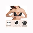 thumbnail image 2 of Sujetador pegajoso, Sujetador sin tirantes transpirable Adhesivo Push Up Sujetadores sin espalda para mujer B Negro Sincero  Hogar, 2 of 7