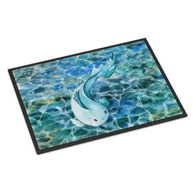 Carolines Treasures BB8524JMAT Bleu Poisson Intérieur Ou Extérieur Tapis - 24 x 36 Po.