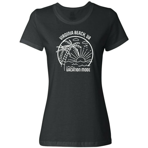 Inktastic Summer Vacation Mode Virginia Beach Virginia Women's T-Shirt