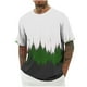 thumbnail image 1 of Camisas de Manga Larga para Hombres Imprimir Casual Cuello Redondo Blusa de Manga Corta, Camisas de Lino para Hombres, 1 of 4