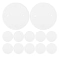 thumbnail image 3 of 50pcs White Ceiling Blank-up Cover Flat Round Blank Plate Octagon Box Electrical Box Cover Plates In Ceilings Or Walls For Oversize Box Openings Or Drywall, 3 of 8
