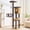 GREY, variant on HITTITE Solid Wood Cat Tree Tower with Scratching Post, 61 Inches Tall Cat Towers with Capsule and Condo, Modern Cat Tower with Hammock and Removable Top Bed for Indoor Cats.Grey