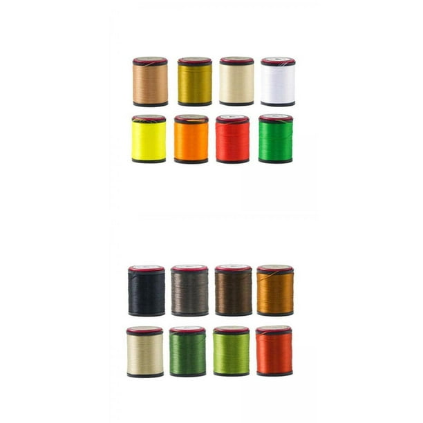 Pack-16 Fly Tying Thread Set Materials Accessories Standard DIY Fishing