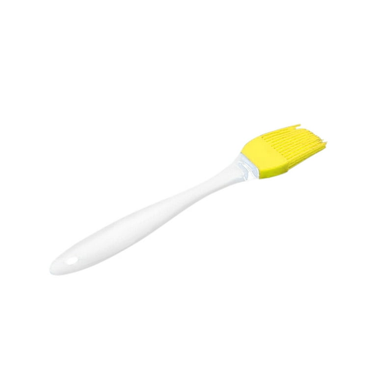 Unique Bargains Kitchen Silicone Cooking Baking Baster Oil Pastry Brush  Yellow 
