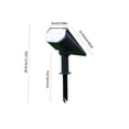 thumbnail image 1 of Luz Solar Al Aire Libre Césped Alimentado Por Energía Solar, Paisaje Del Patio Al Aire Libre, Luces de la Calle Del Césped, Cabinas de Jardín, Iluminación, Luces de Pared, Luces de Pared Alimentadas P, 1 of 9