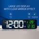 thumbnail image 4 of Reloj Despertador Led, Reloj Despertador Portátil Con Espejo, Reloj Despertador Regulable Para Dormitorio De Niños Vogacara HA026508-02, 4 of 5