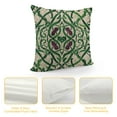 thumbnail image 4 of COMIO  Happy St Patty's Day Throw Pillow Covers Celtic Clover Shamrocks Outdoor Decorative Square Cushion Cases for Party Couch, 4 of 5