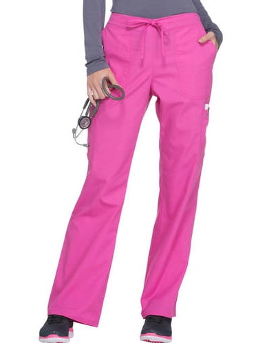 scrubstar petite drawstring cargo pant