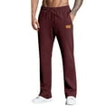thumbnail image 3 of Men's Tall Sweatpants Long Cotton Yoga Pants Athletic Lounge Casual Pants for Men with Pockets Wine XL, 3 of 5
