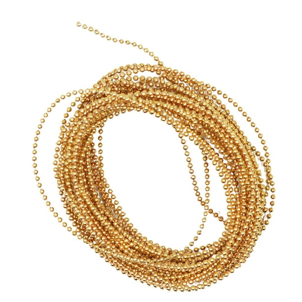 Cadena de cadena de oro con adorno de cinta de de 5 metros para decoración de fiesta de boda Oro2 Hugo Adornos de costura
