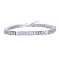 thumbnail image 3 of CZ Diamonds tennis bracelet, solid 14k solid gold plated, delicate bridal bracelet,thin diamond bracelet for womenTennis Bracelet,Tennis Bracelet, 3 of 3