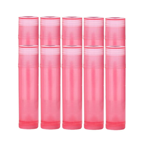 Juego de 10 paquetes de Tubos de bálsamo labial portátil Sunnimix de Plástico 5G