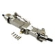 thumbnail image 1 of Modificaciones de actualización del ensamblaje del eje delantero de metal para camiones militares WPL B1 B14 B16 B24 C14 C24 1/16, semirremolques, cam Baoblaze Modelos RC Eje de transmisión delantero, 1 of 8