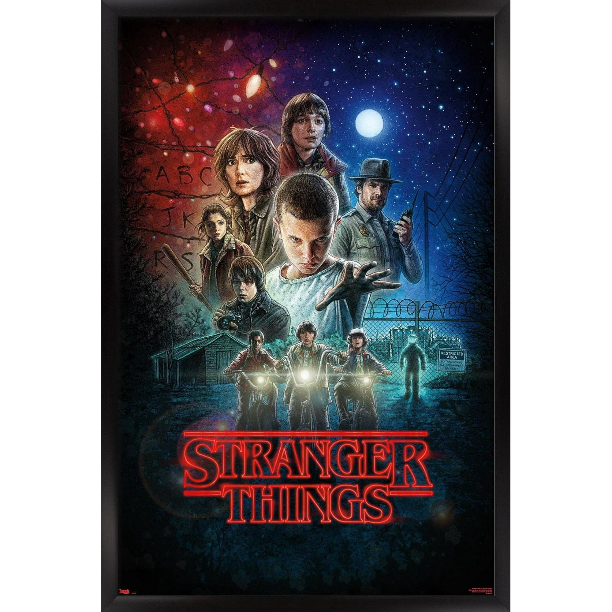 Netflixオリジナルシリーズ『STRANGER THINGS』ポスター。 Netflix Stranger Things - One Sheet Wall Poster, 22.375