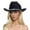 Black, variant on funny hats for men Men's And Women's Woolen Hats Western Cowboy Top Hat Three Of Rhinestones Hats Hats Roll up Hats for Women Fold up Hat Women Sombrero Sol Saltwater Hat Garden Hat Adjustable