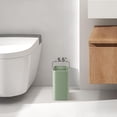thumbnail image 3 of Small Metal Trash Can, 2.1 Gallon Slim Trash Can for Bathroom, Wastebasket Garbage Bin for Bedroom, Office, Kitchen, Under Sink (Matte Black), 3 of 6