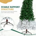thumbnail image 4 of Ktaxon Christmas Tree,6 Ft Artificial Christmas Tree Crooked Tree with 839 Branch Tips with 250 LEDs, 4 of 10