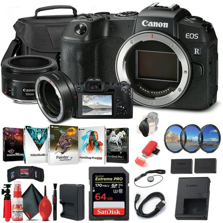 Canon EOS RP Mirrorless Digital Camera (3380C002) + EF 50mm More (International Version)