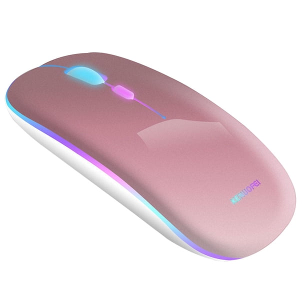 Ratón Inalámbrico 2.4g Bluetooth Recargable Portátil Mouse Levamdar 2033287-4