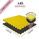 thumbnail image 3 of Piso Tatami 4m² 4pz Artes Marciales Gym Foamy 100x100x2cm Amarillo/Negro, 3 of 5
