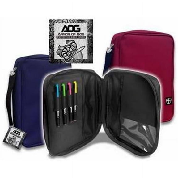 G T Luscombe 82810 Bible Cover-Armor Of God - Black, Large