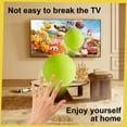thumbnail image 4 of Tignapoo Silent Indoor Basketball for Kids - Extra Large 24cm No.7 Ball, Green, Safe & Reboundable Sponge Sports Toy, 4 of 7