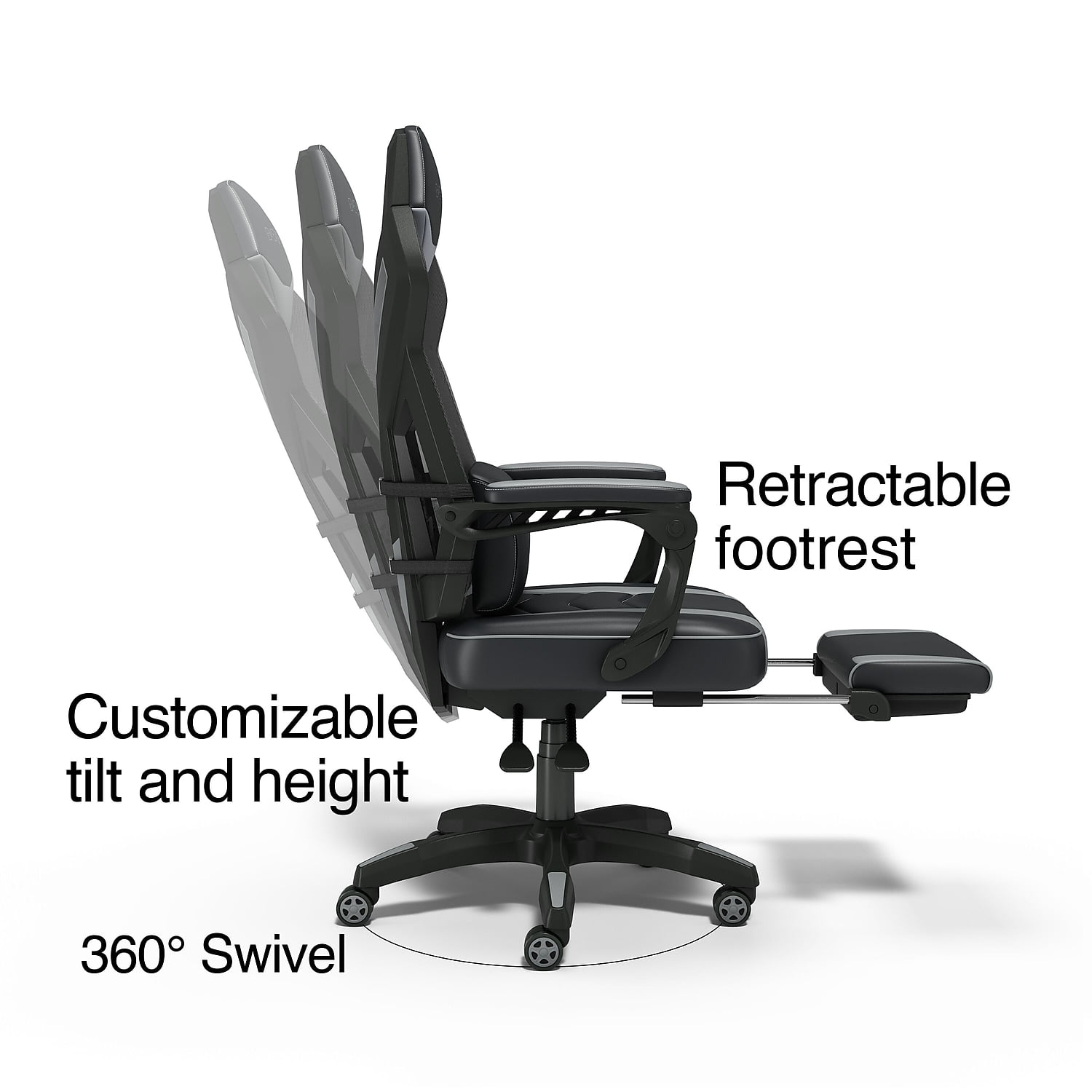 Staples Emerge Vomax Bonded Leather Gaming Chair 61364