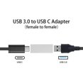 thumbnail image 3 of Paquete de 2 adaptadores USB C a USB 3.0 (negro), USB 3.1, USB 3.0 hembra a USB C hembra, compatible con iPhone 11, Google Pixel, Samsung Galaxy S20, Huawei, Moto, 3 of 5