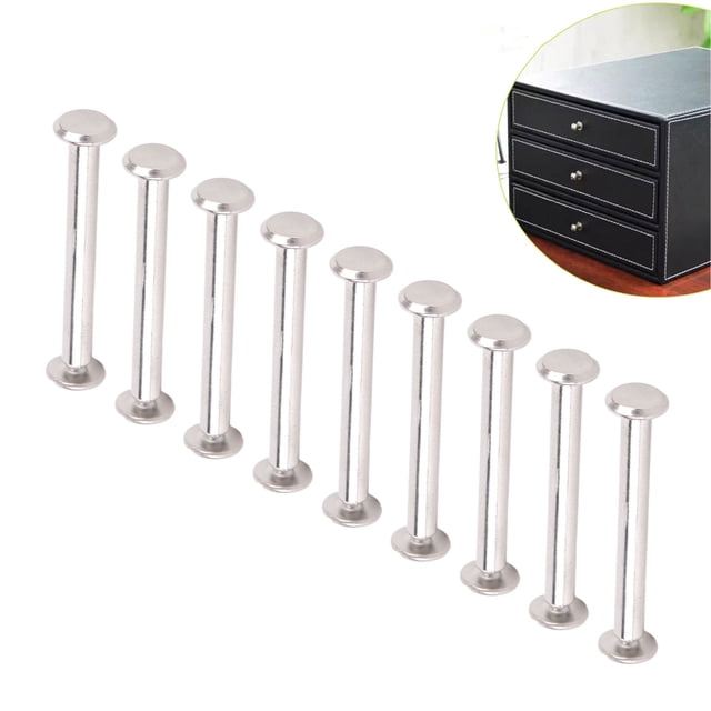 Ensemble de Rivets et Écrous en Acier Inoxydable M2 Processus d'Installation Rapide Haute Résistance Lot de 50 3.2 X 12.7mm Rivets avec Hexagone Interne pour Diverses Applications