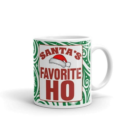 Santa's Favorite Ho Secret Santa Novelty Funny Coffee Tea Ceramic Mug Office Work Cup Gift 11 (Best Gift For Secret Santa At Work)