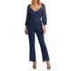 thumbnail image 5 of TRKIYQC, mono de pierna ancha para mujer, Color sólido, manga larga, cuello en V, encaje Floral, ropa de discoteca, ropa de calle TRKIYQC moda, 5 of 9
