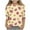 Beige Plus Size Blouse for kids_t, variant on Unisex Kids Summer Fashion Shirts 3/4 Sleeve Loose Fit Spring Tops Flower Printed Crew Neck Blouses for Girls Dressy Casual Tunic Tops Lightweight Basic T-Shirts