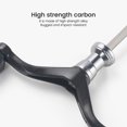 thumbnail image 3 of Reel Replacement Rocker Arm, Handle Grip Part, Alloy Square Pattern/ Hexagonal Style Reel Single/ Double Handle Grip Compatible For 1000-4000 Model Spinning Fishing Reel, 3 of 6