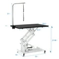 thumbnail image 2 of Pet Grooming Table Heavy Duty Big Size Z-Lift Pet Grooming Table - Black & White, 2 of 4