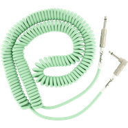 Fender® Original Series Coil Cable, Straight-Angle, 30' Seafoam Green #099083007