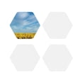 thumbnail image 2 of Disketp Blooming Sunflower Field Funny Coasters,4 Pcs Leather Coasters With Holder, Perfect Housewarming Hostess Gifts,Protect Furniture From Water Marks Scratch, 2 of 9