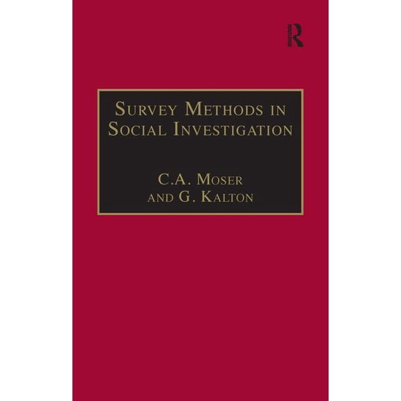 Survey Methods in Social Investigation, (Paperback)