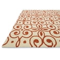 thumbnail image 2 of Loloi Rugs VENTHVT07IVSQ2339 2 ft. 3 in. x 3 ft. 9 in. Ventura Rectangular Shape Hand Hooked Area Rug, Ivory and Spice, 2 of 2